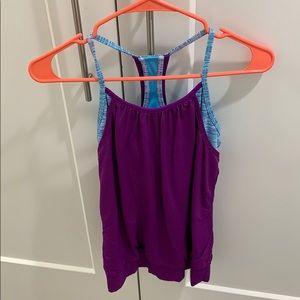 Ivviva Purple and Blue Tank Top